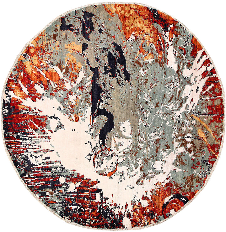 Multi Colored Abstract 8' 3 x 8' 1 - No. 65220 - ALRUG Rug Store