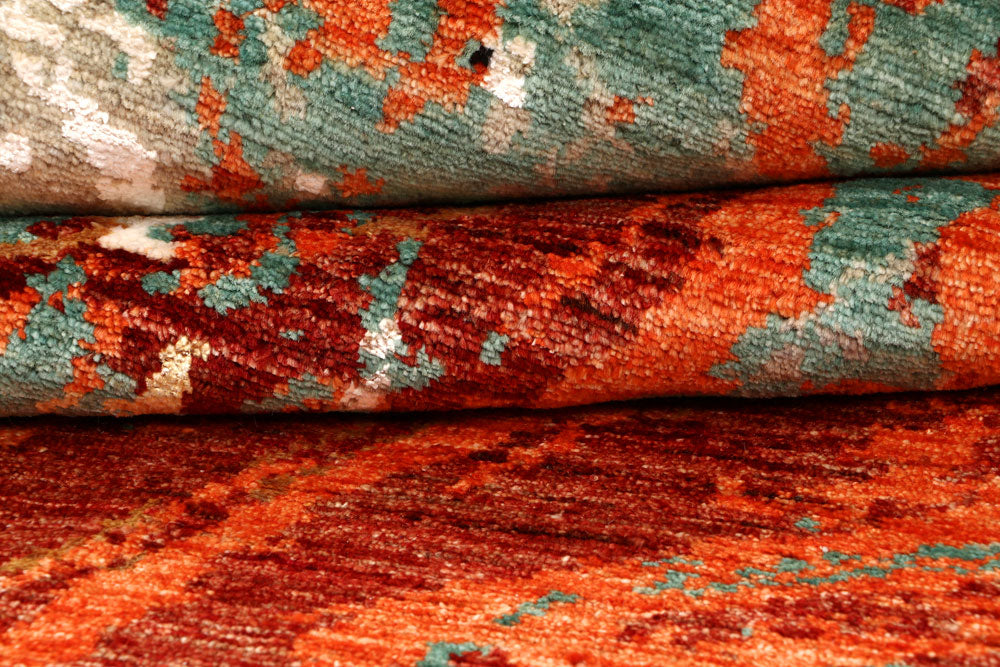 Multi Colored Abstract 8' 2 x 8' 2 - No. 65224 - ALRUG Rug Store