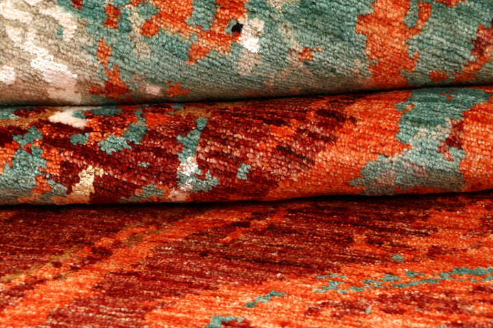 Multi Colored Abstract 8' 2 x 8' 2 - No. 65224 - ALRUG Rug Store