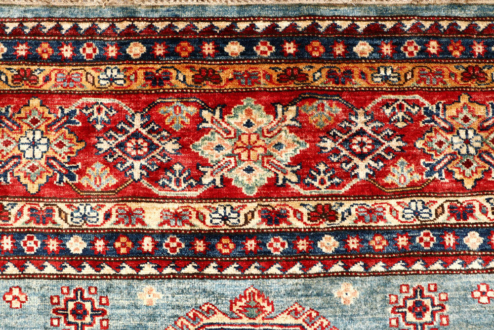 Light Slate Grey Kazak 8' 1 x 10' 4 - No. 65226 - ALRUG Rug Store