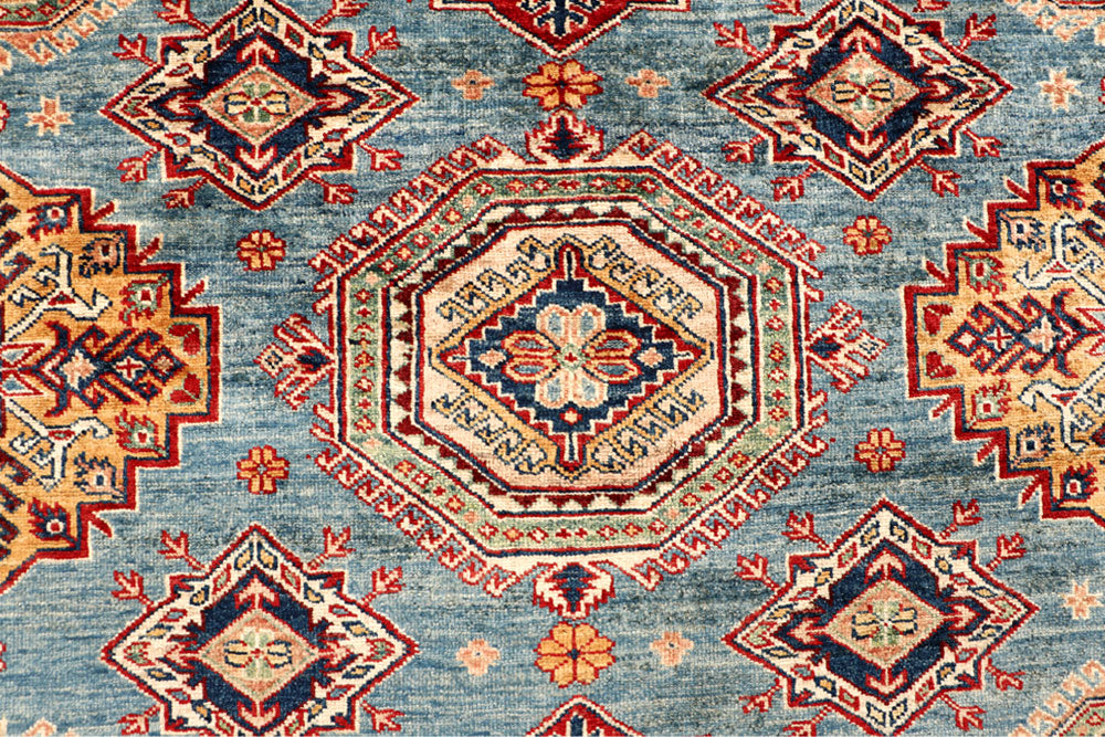 Light Slate Grey Kazak 8' 1 x 10' 4 - No. 65226 - ALRUG Rug Store