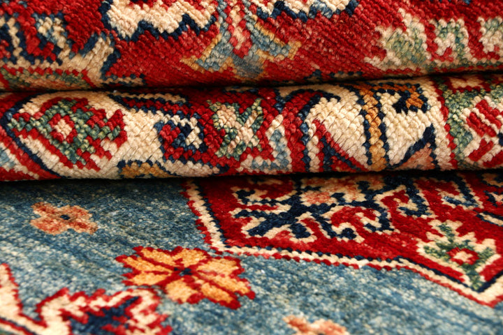 Light Slate Grey Kazak 8' 1 x 10' 4 - No. 65226 - ALRUG Rug Store