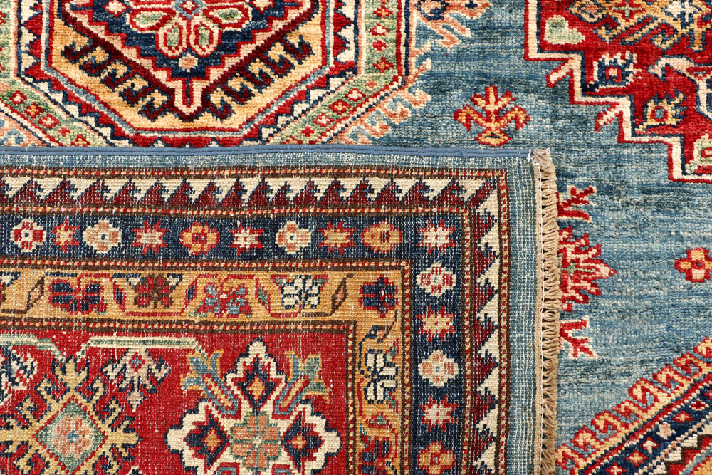 Light Slate Grey Kazak 8' 1 x 10' 4 - No. 65226 - ALRUG Rug Store