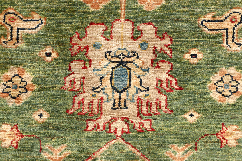 Olivedrab Kazak 2' 8 x 8' 1 - No. 65240 - ALRUG Rug Store