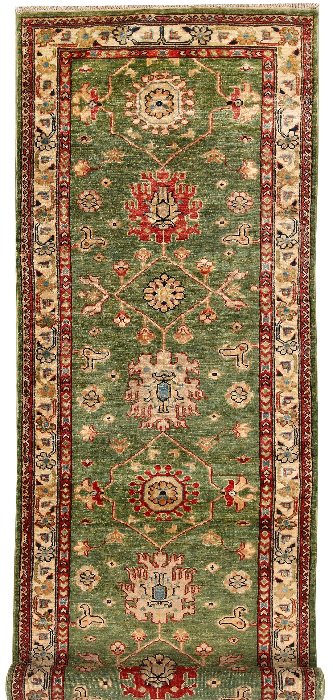 Olivedrab Kazak 2' 8 x 8' 1 - No. 65240 - ALRUG Rug Store