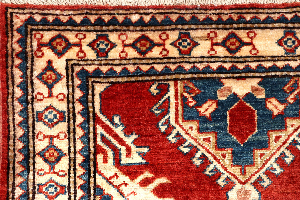 Firebrick Kazak 2' 9 x 8' 11 - No. 65241 - ALRUG Rug Store