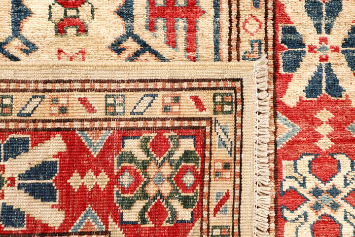 Blanched Almond Kazak 2' 6 x 9' 4 - No. 65242 - ALRUG Rug Store