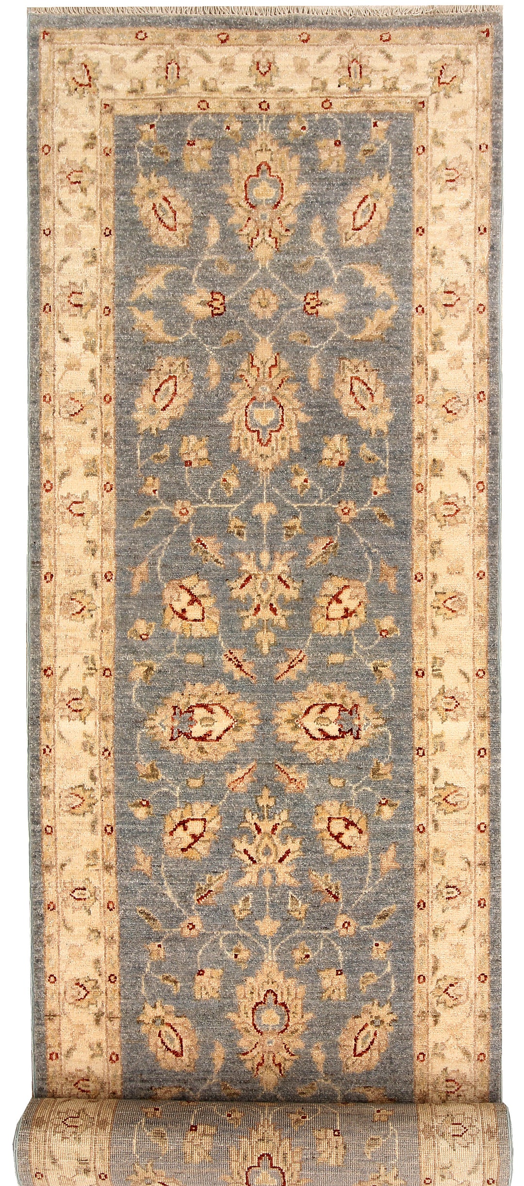 Light Slate Grey Ziegler 2' 7 x 10' 8 - No. 65266 - ALRUG Rug Store