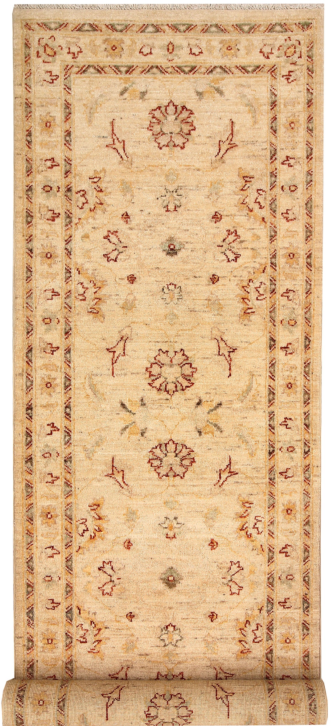 Navajo White Oushak 2' 7 x 9' 7 - No. 65275 - ALRUG Rug Store