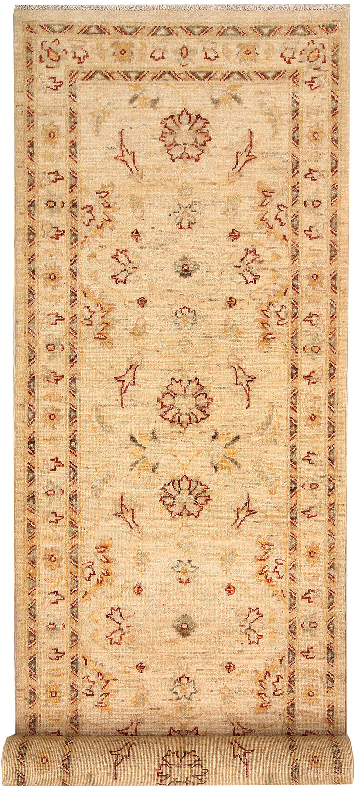 Navajo White Oushak 2'  7" x 9'  7" - No. QA10576