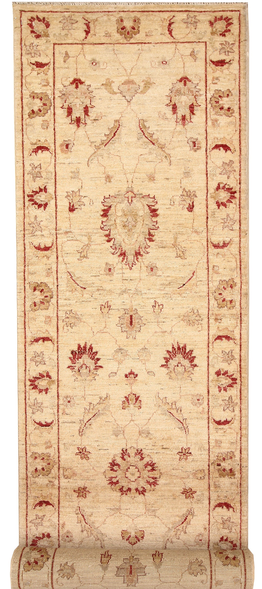 Blanched Almond Oushak 2' 5 x 9' 9 - No. 65291 - ALRUG Rug Store