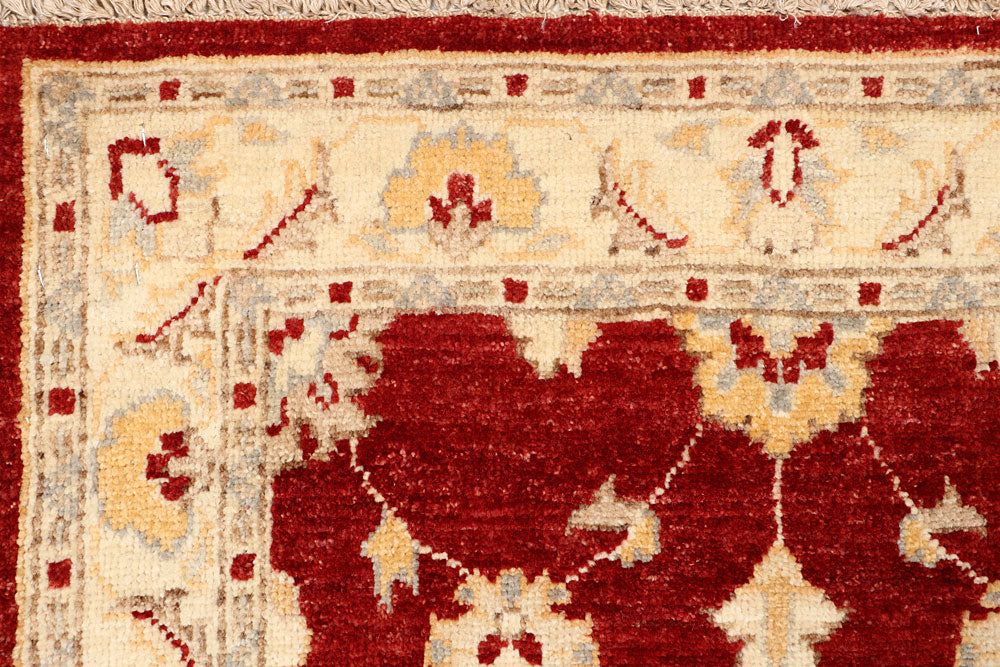 Dark Red Ziegler 2' 5 x 9' 7 - No. 65292 - ALRUG Rug Store