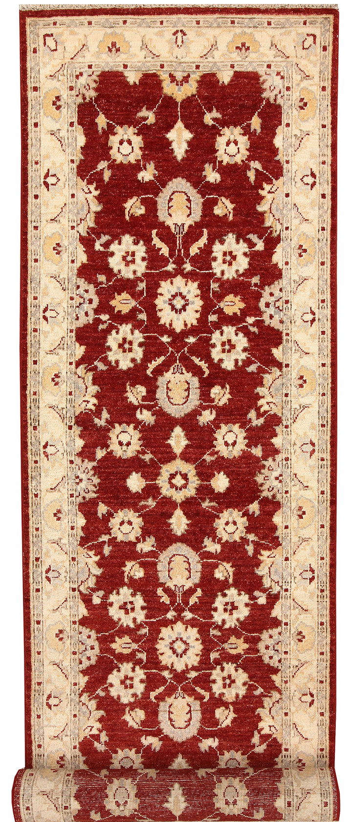 Dark Red Ziegler 2' 5 x 9' 7 - No. 65292 - ALRUG Rug Store