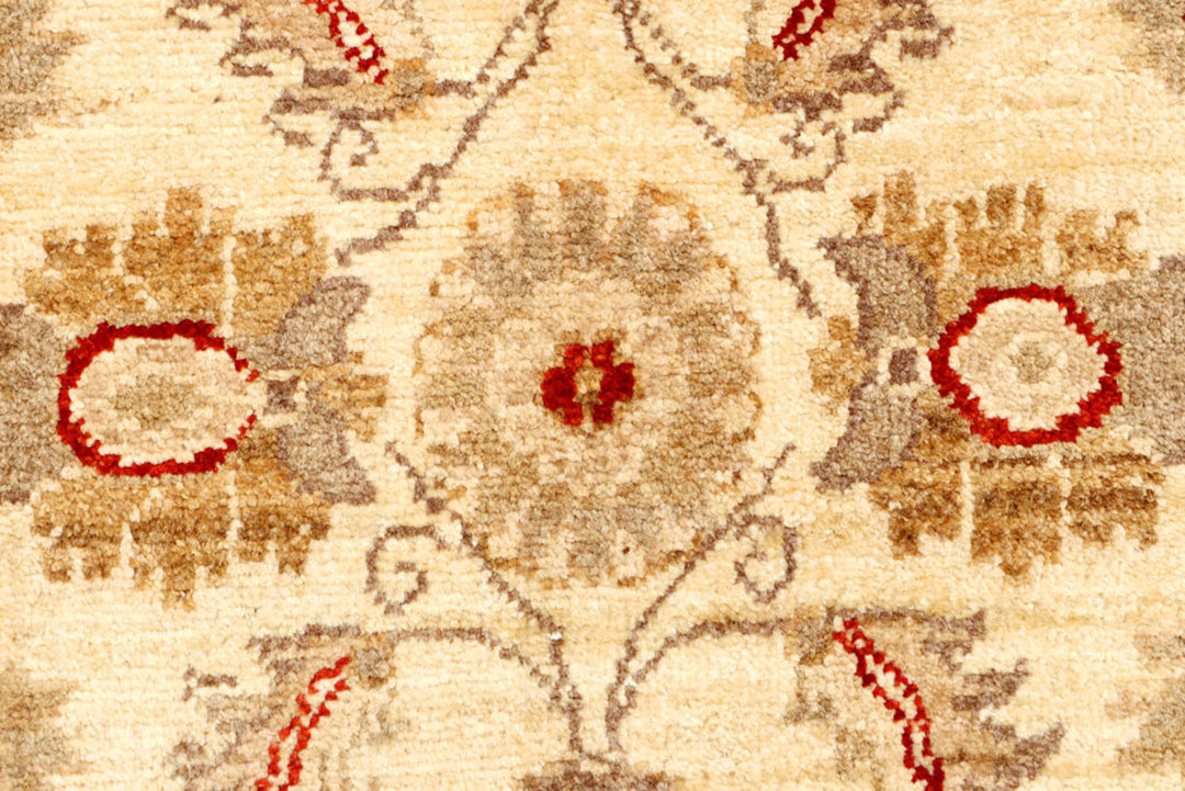 Blanched Almond Oushak 2'  7" x 9'  7" - No. QA45212