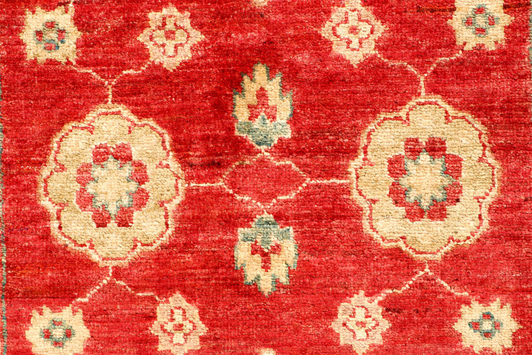 Red Oushak 2'  7" x 7'  10" - No. QA24866