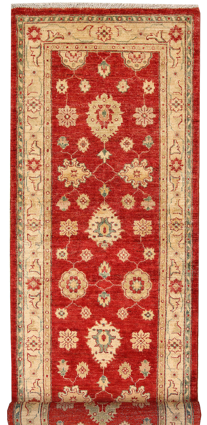 Red Oushak 2'  7" x 7'  10" - No. QA24866