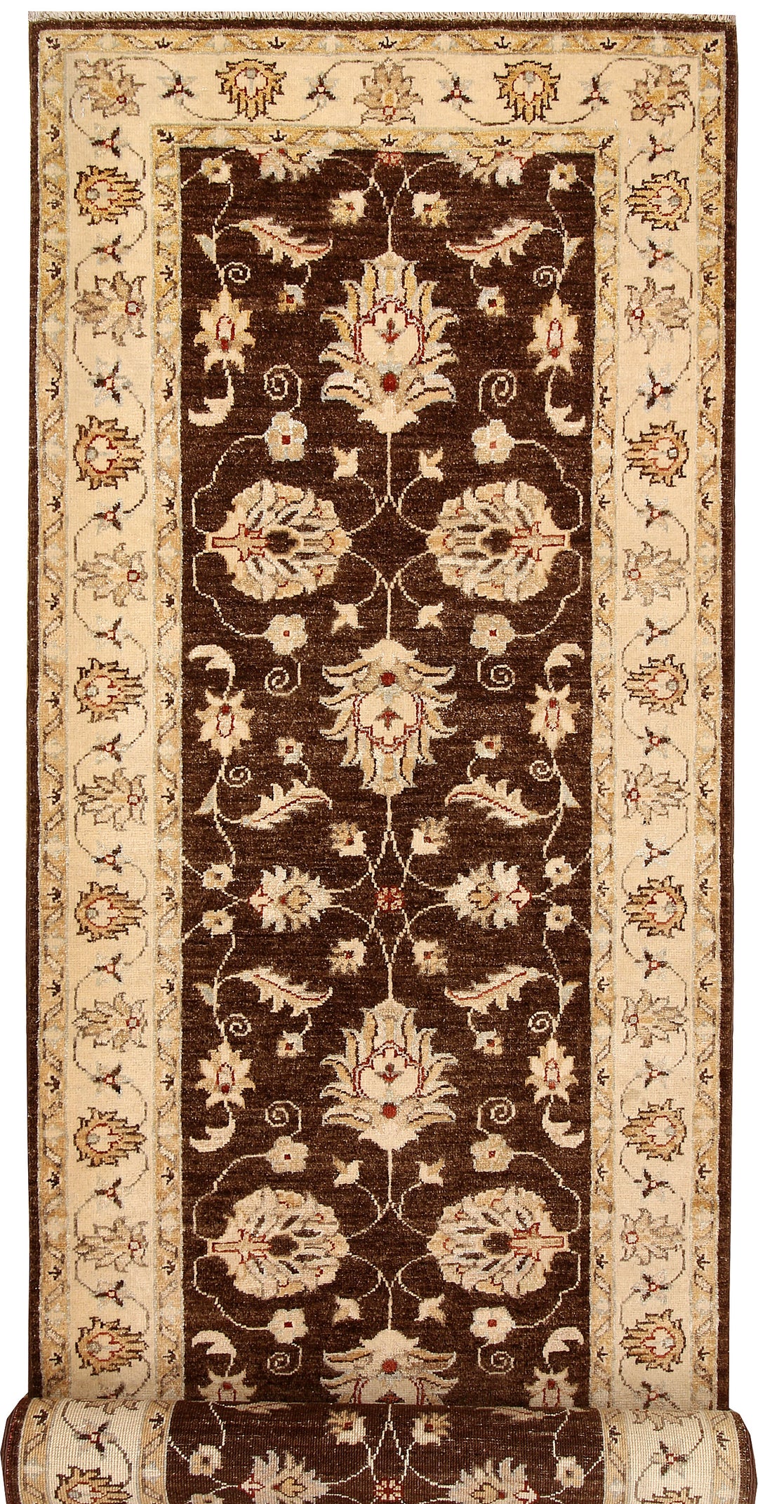Saddle Brown Oushak 2' 10 x 10' - No. 65369 - ALRUG Rug Store