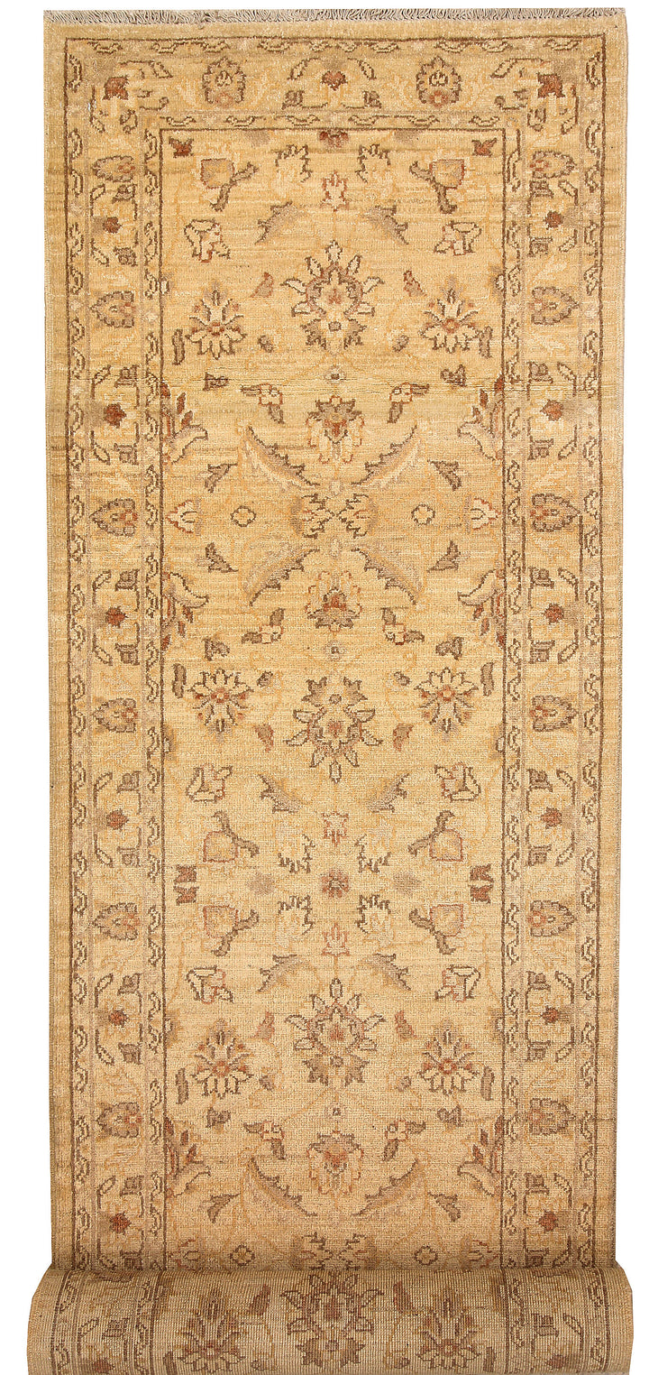 Navajo White Oushak 2'  7" x 11'  4" - No. QA78753