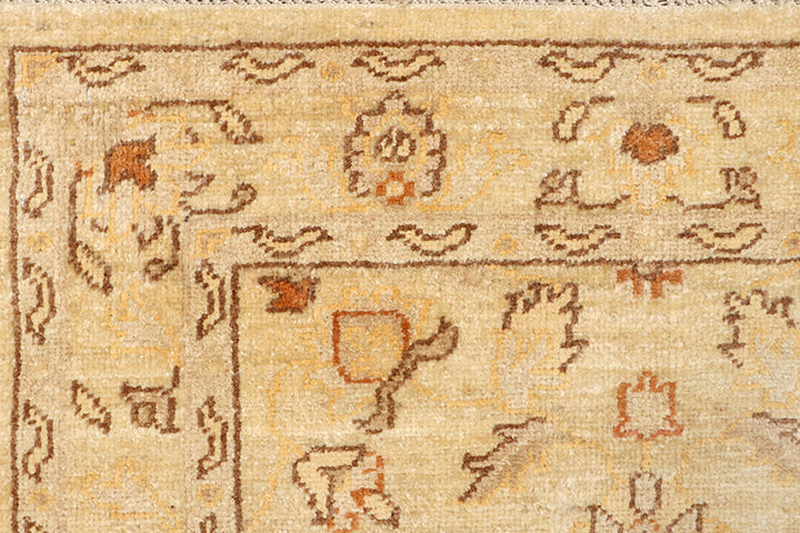 Navajo White Oushak 2'  7" x 11'  5" - No. QA82417