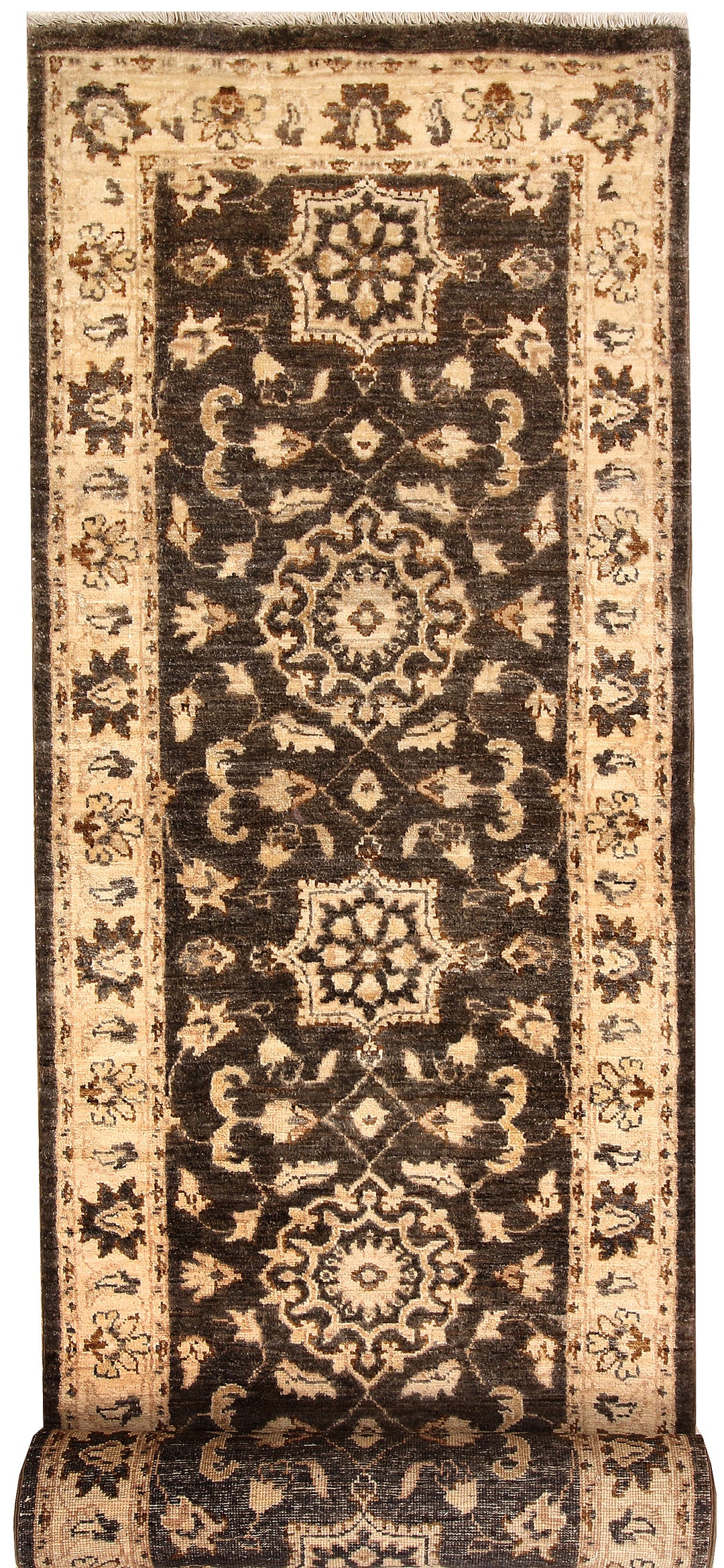 Saddle Brown Oushak 2' 7 x 12' 10 - No. 65398 - ALRUG Rug Store