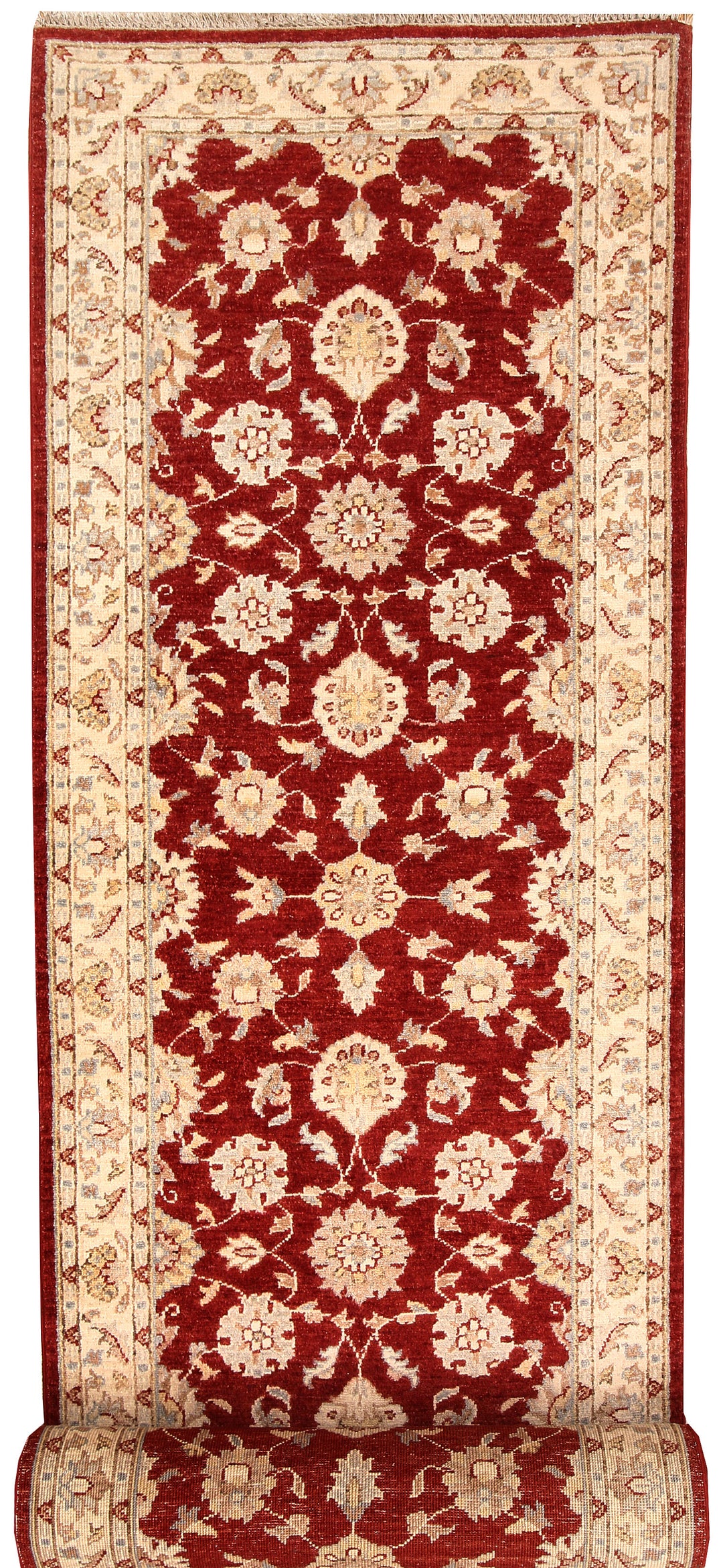 Dark Red Ziegler 2' 7 x 12' 8 - No. 65404 - ALRUG Rug Store