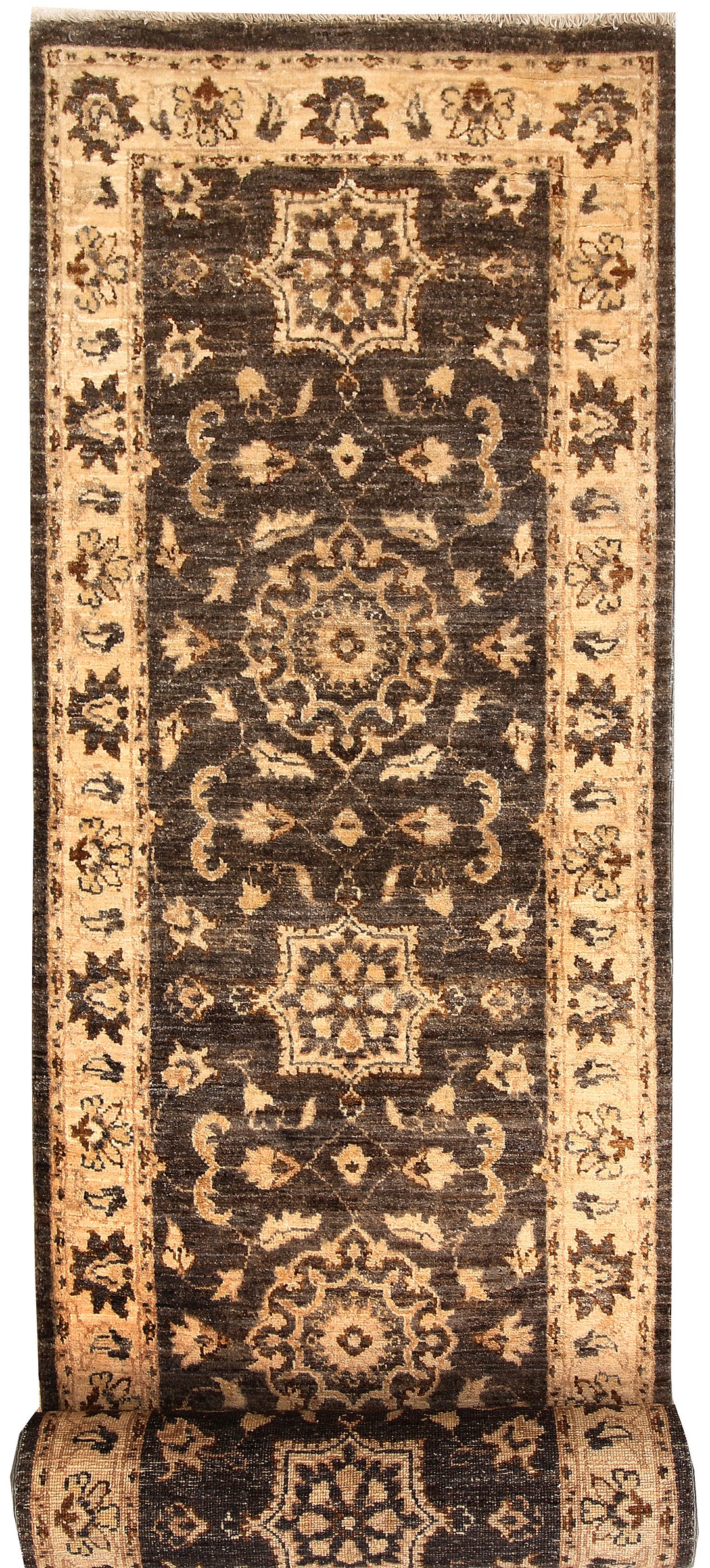Saddle Brown Oushak 2' 6 x 13' - No. 65408 - ALRUG Rug Store
