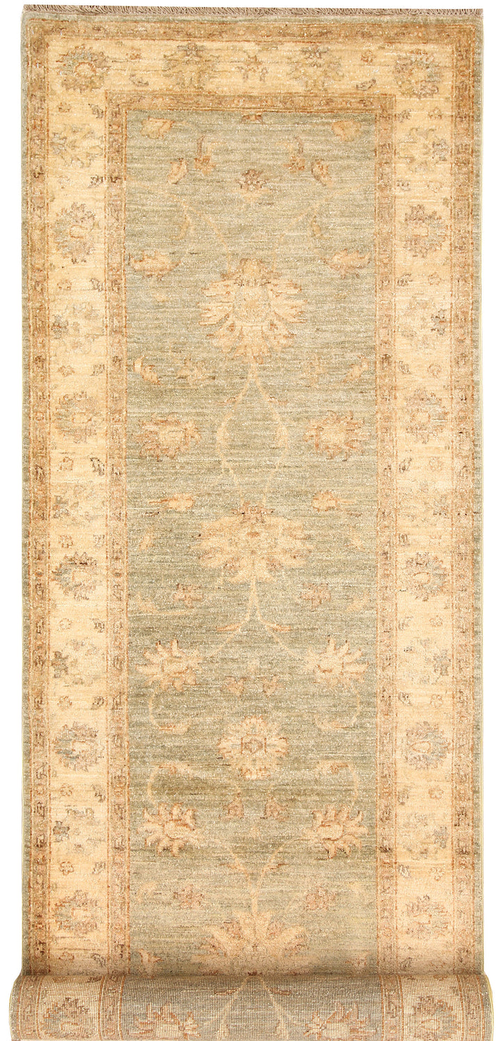 Antique White Oushak 2'  9" x 8'  8" - No. QA33375