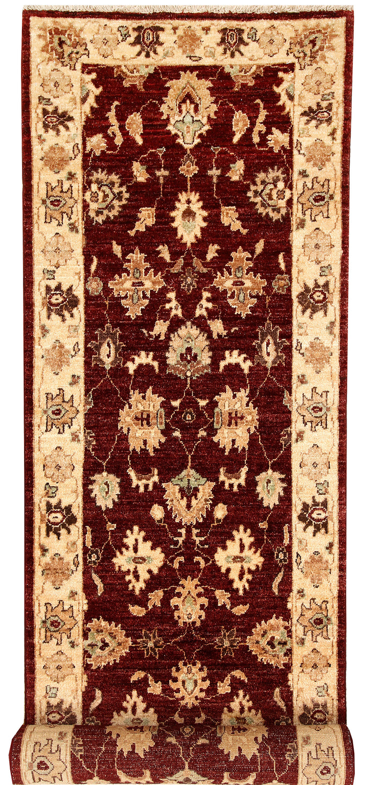 Maroon Ziegler 2'  7" x 9'  9" - No. QA74528