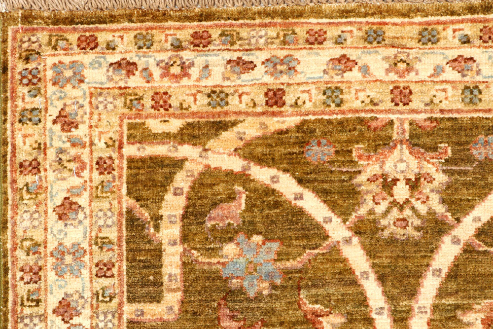 Olive Oushak 2' 7 x 7' 9 - No. 65418 - ALRUG Rug Store