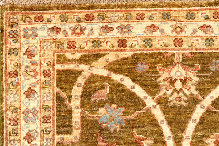 Olive Oushak 2' 7 x 7' 9 - No. 65418 - ALRUG Rug Store