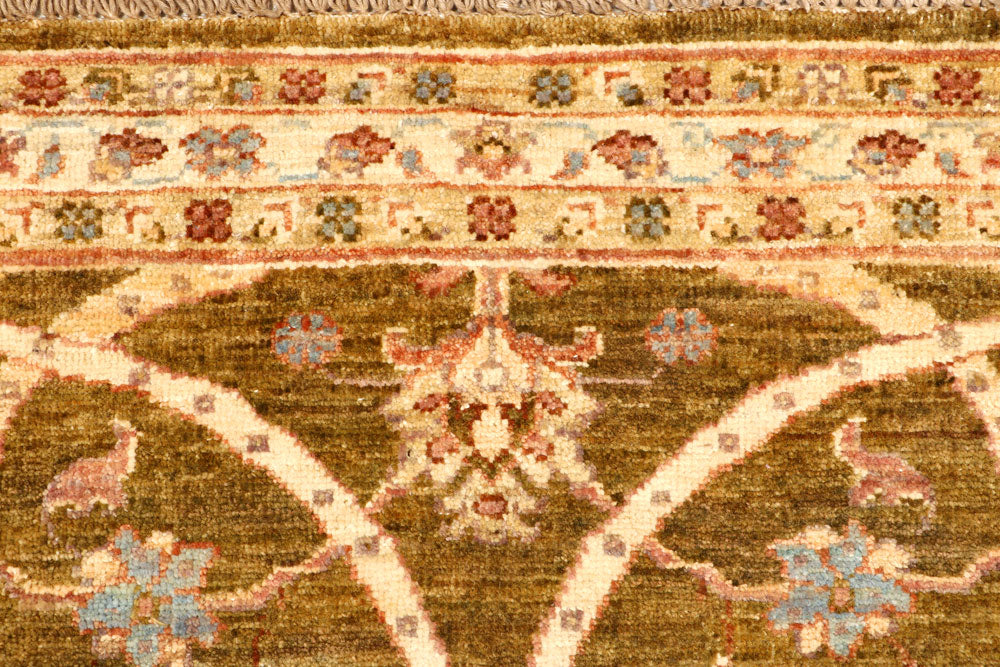 Olive Oushak 2' 7 x 7' 9 - No. 65418 - ALRUG Rug Store