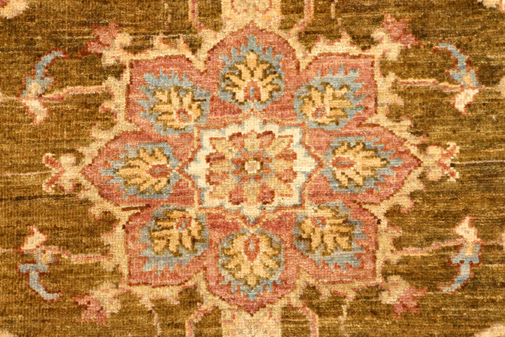 Olive Oushak 2' 7 x 7' 9 - No. 65418 - ALRUG Rug Store