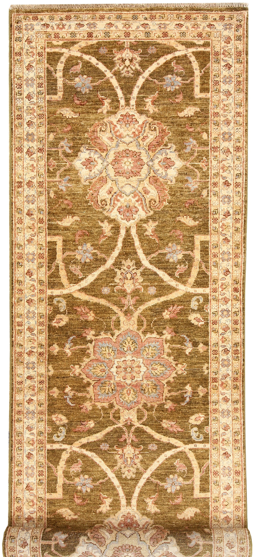 Olive Oushak 2' 7 x 7' 9 - No. 65418 - ALRUG Rug Store