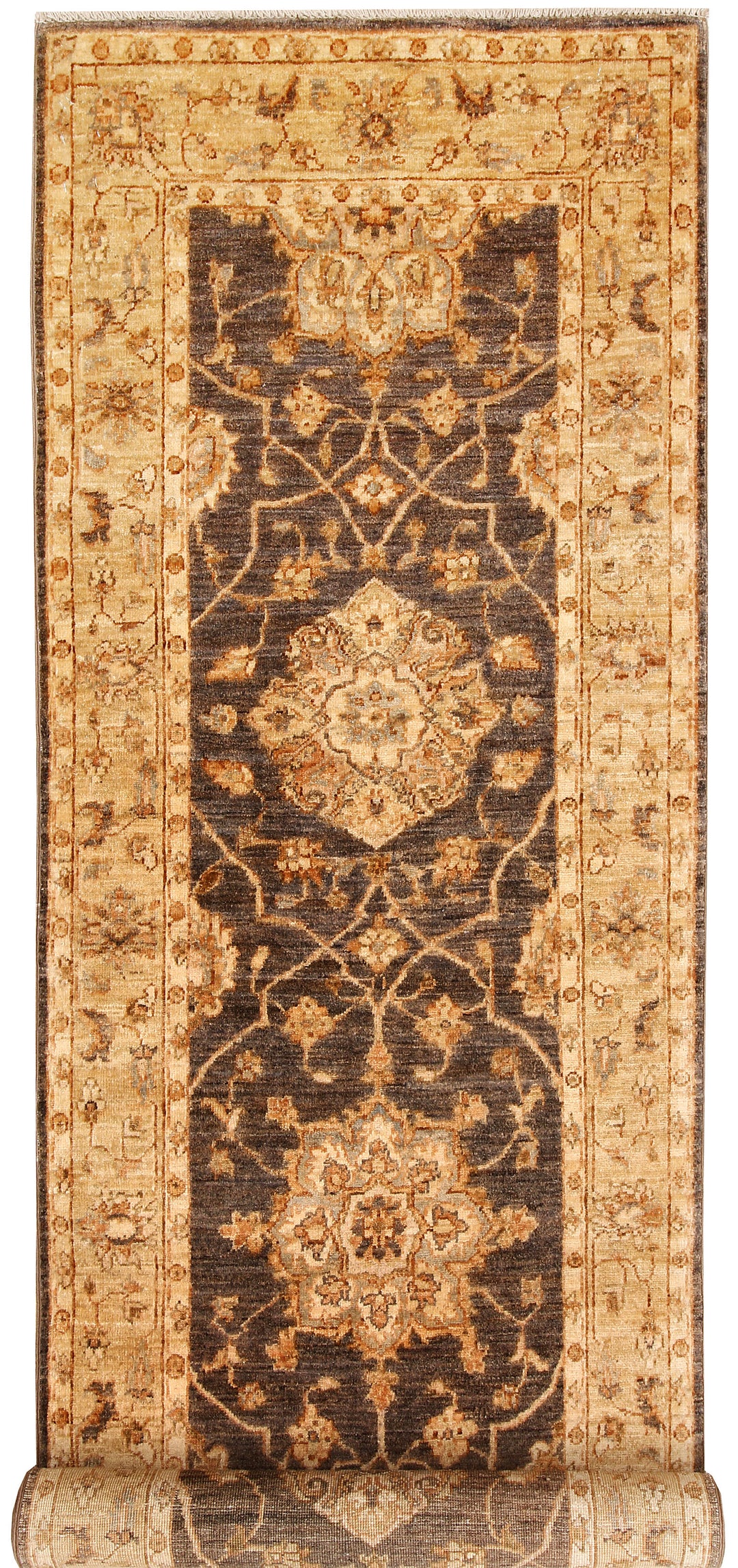 Saddle Brown Oushak 2' 7 x 9' 6 - No. 65423 - ALRUG Rug Store