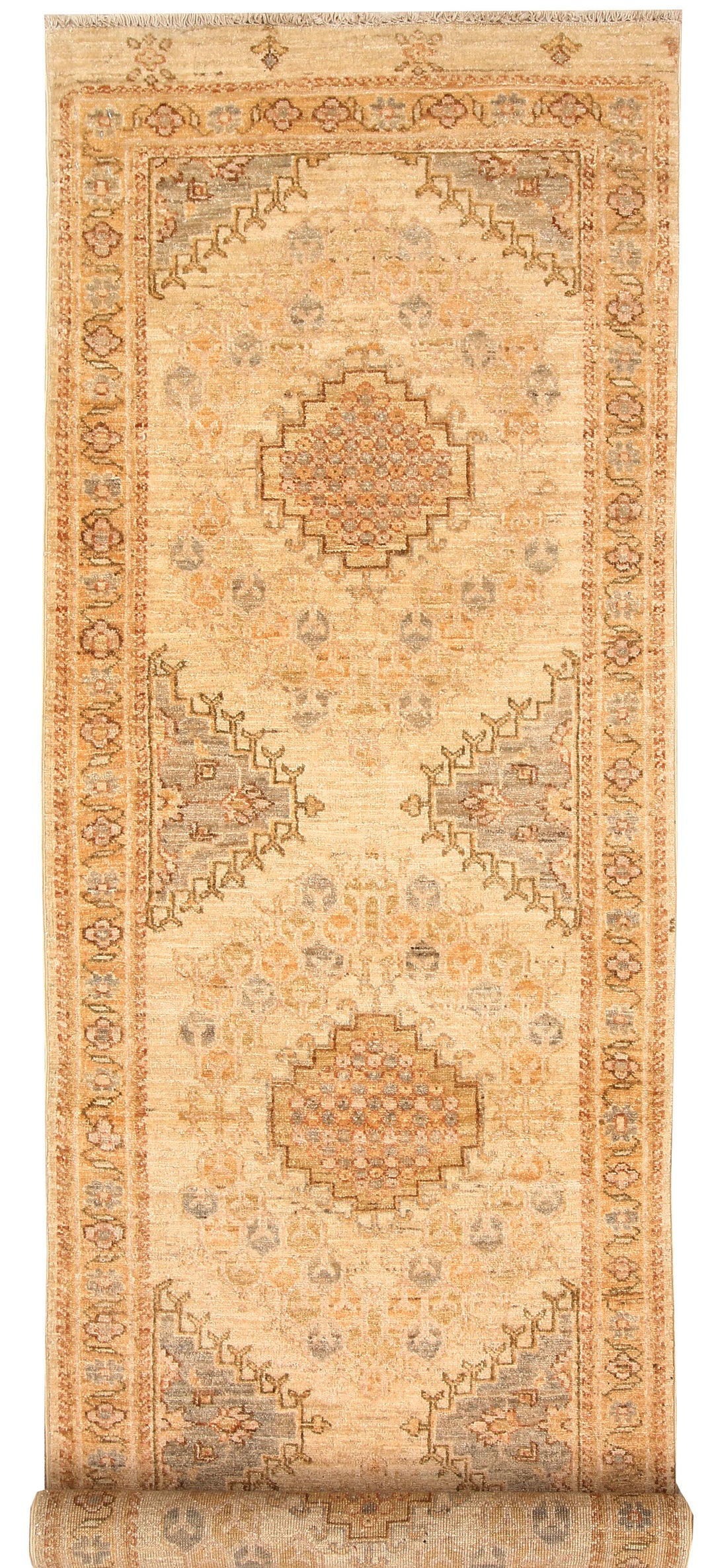 Navajo White Oushak 2' 6 x 8' 6 - No. 65427 - ALRUG Rug Store