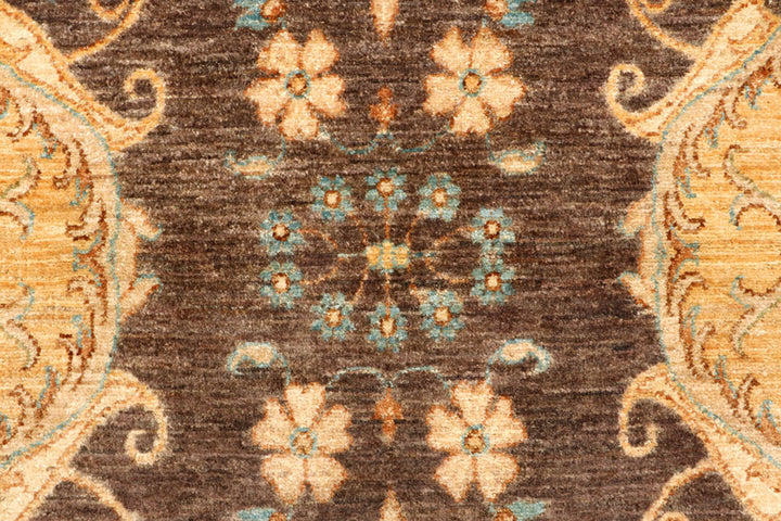 Saddle Brown Oushak 2'  10" x 7'  1" - No. QA97521