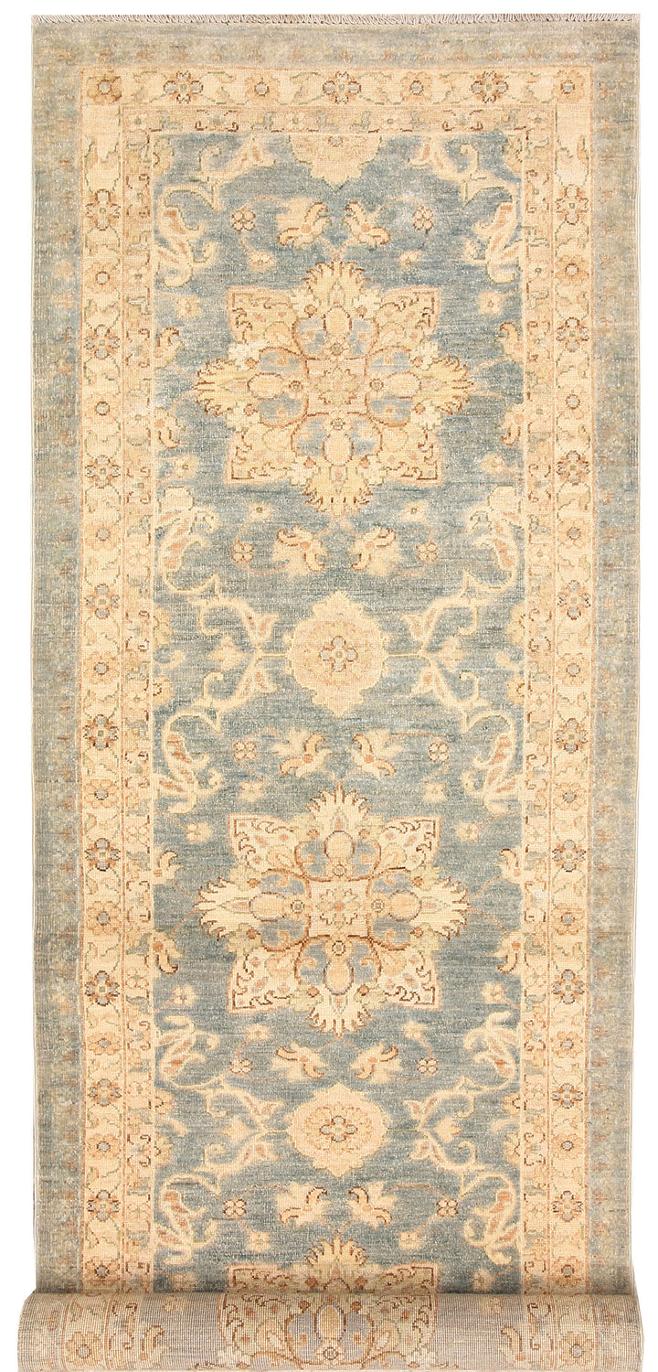 Light Slate Grey Oushak 2' 7 x 7' 7 - No. 65429 - ALRUG Rug Store