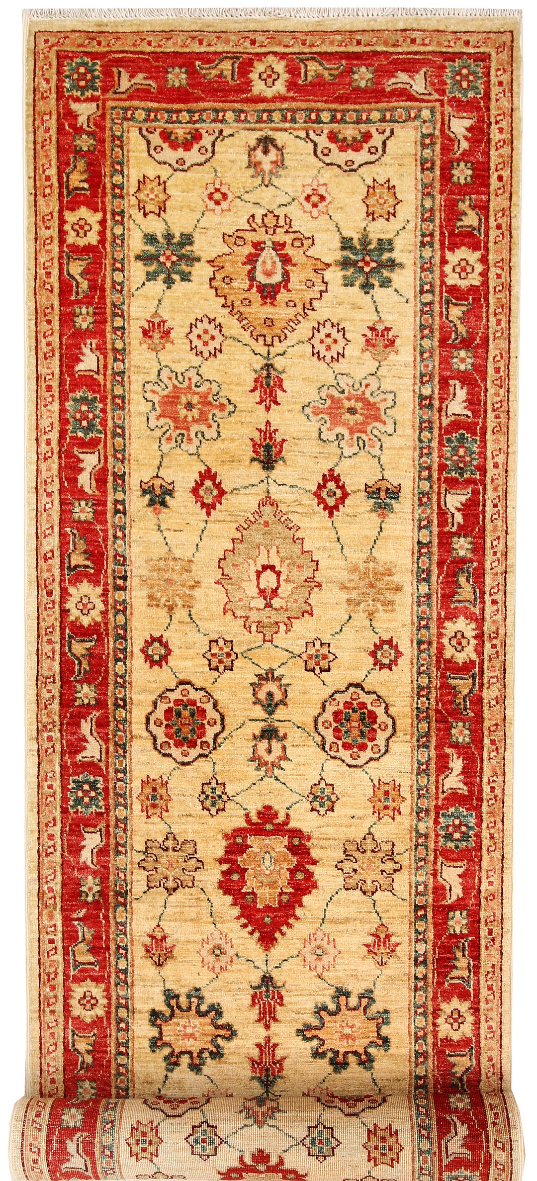 Navajo White Ziegler 2' 4 x 10' 2 - No. 65430 - ALRUG Rug Store