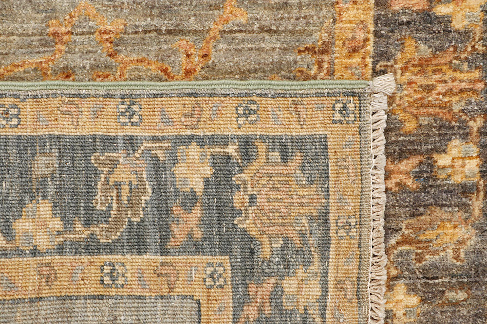 Dark Grey Oushak 2' 5 x 9' 10 - No. 65432 - ALRUG Rug Store