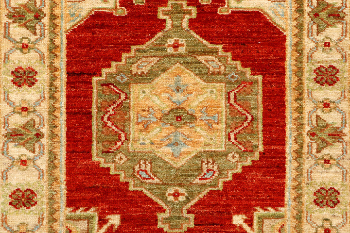 Red Oushak 2' 9 x 7' 11 - No. 65446 - ALRUG Rug Store