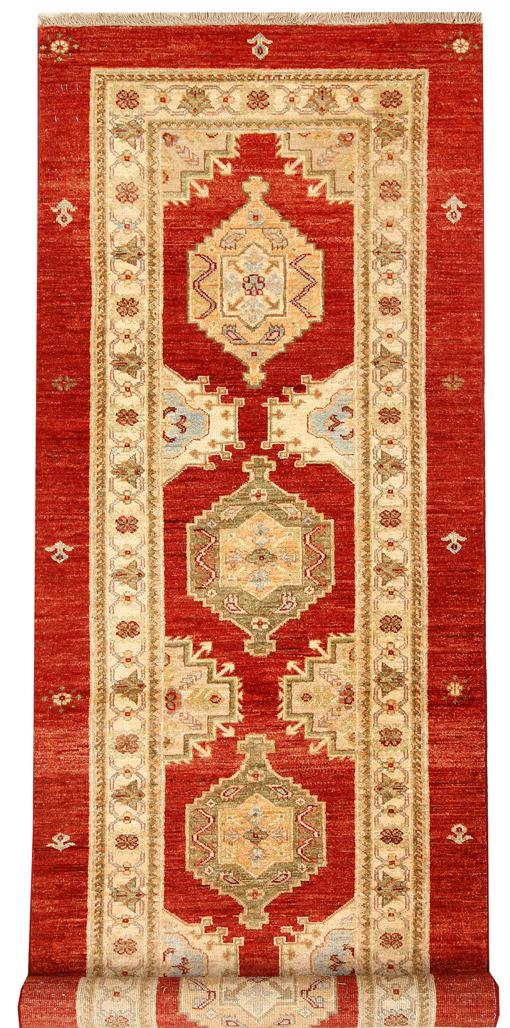 Red Oushak 2'  9" x 7'  11" - No. QA51091