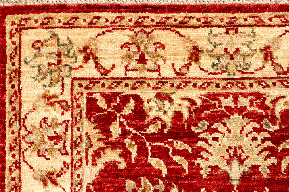 Red Oushak 2' 3 x 6' 6 - No. 65454 - ALRUG Rug Store