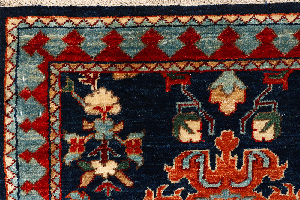Midnight Blue Oushak 2' 6 x 10' 2 - No. 65457 - ALRUG Rug Store