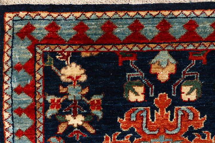 Midnight Blue Oushak 2' 6 x 10' 2 - No. 65457 - ALRUG Rug Store