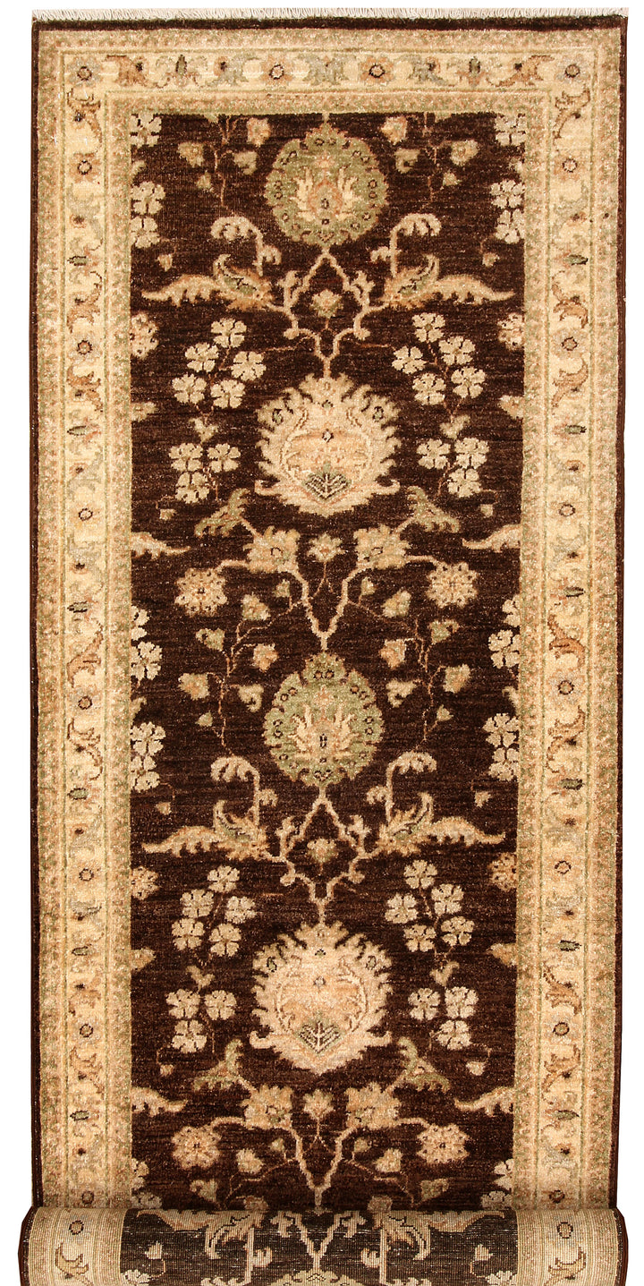 Saddle Brown Oushak 2'  8" x 8'  2" - No. QA25649