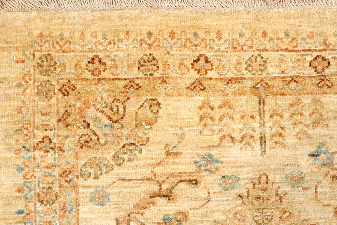 Blanched Almond Oushak 2'  9" x 7'  8" - No. QA67307