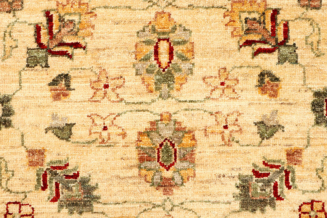 Blanched Almond Oushak 2'  9" x 9'  7" - No. QA83498