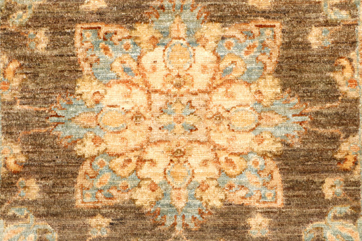 Saddle Brown Oushak 2'  6" x 7'  9" - No. QA48208