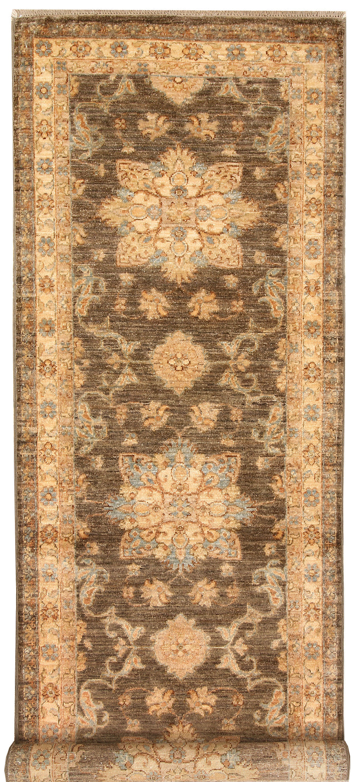 Saddle Brown Oushak 2'  6" x 7'  9" - No. QA48208