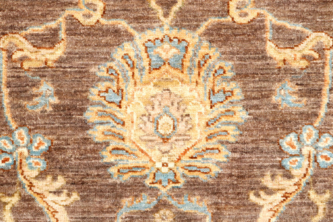 Saddle Brown Oushak 2'  6" x 7'  9" - No. QA14825